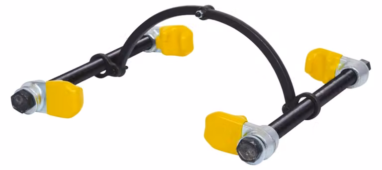 KS TOOLS Compressore a molla con clip di sicurezza, gancio rivestito in plastica, 240 mm ( 670.0031 )