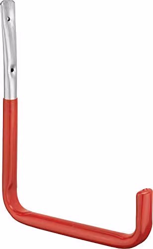 Gancio a parete zincato, rivestito 302 x 250 x 91 mm.