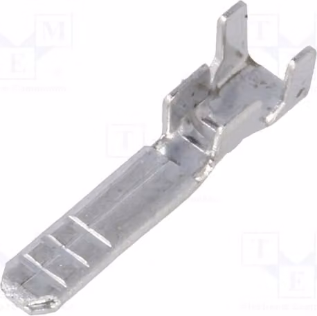 50 connettori: piatti, 0,8 mm di spessore, per cavi da 0,5÷1 mm², connettore maschio da 2,8 mm, adatti per cavi isolati ST-032/2