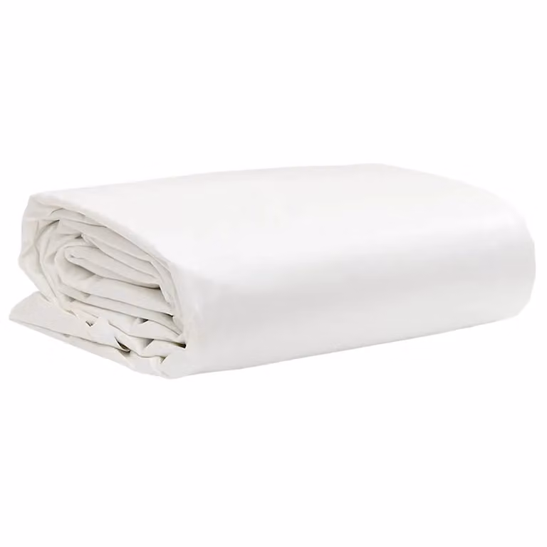 Telone in PVC bianco vidaXL 1,5x20 m