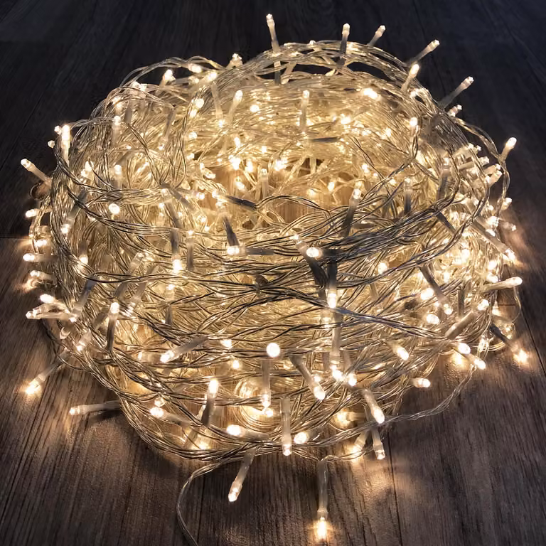 600 LED per interni ed esterni bianco caldo