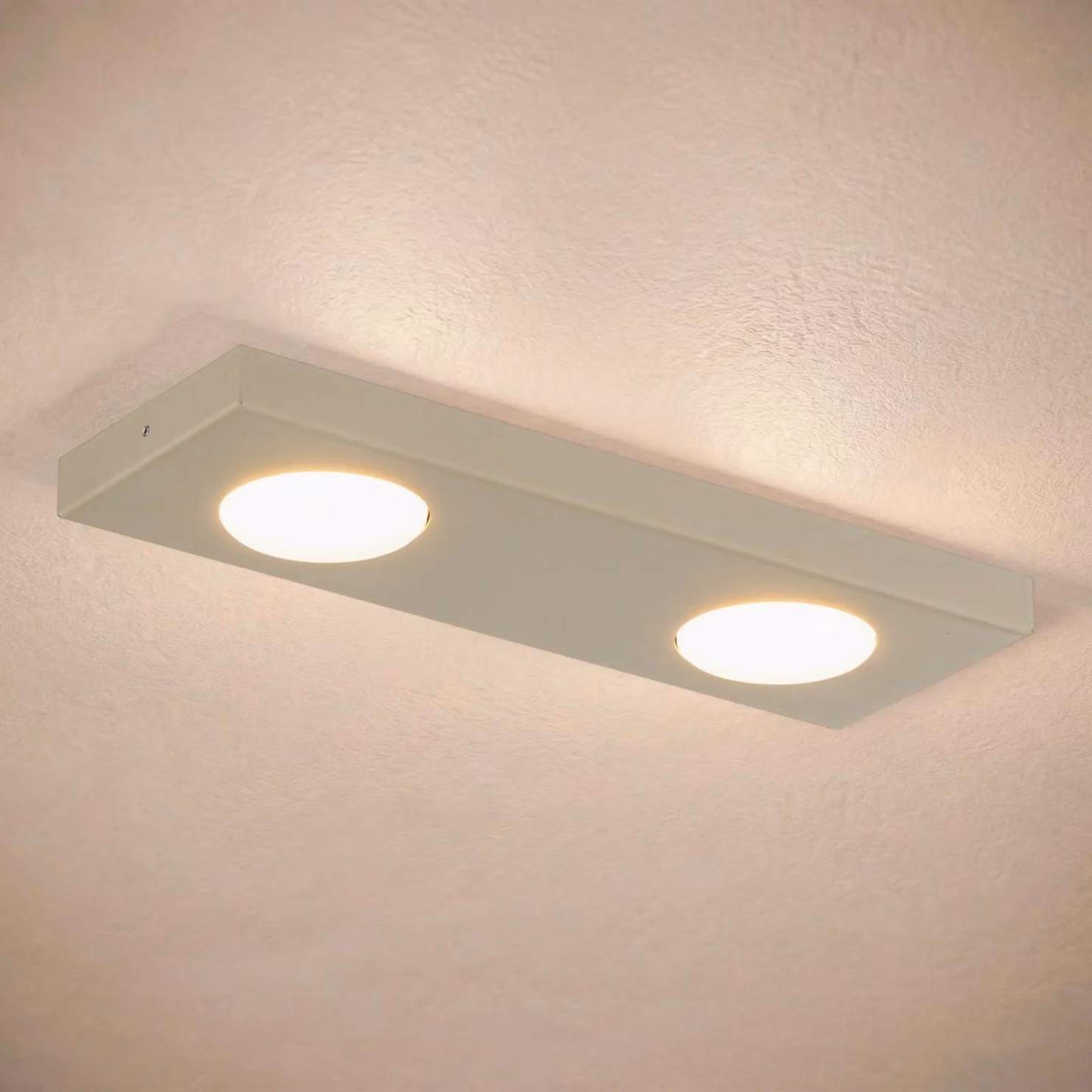 Plafoniera soffitto Hero SIGMA, dimmerabile, Crema / Ambra, Corridoio, Metallo, Moderno, Plafoniera