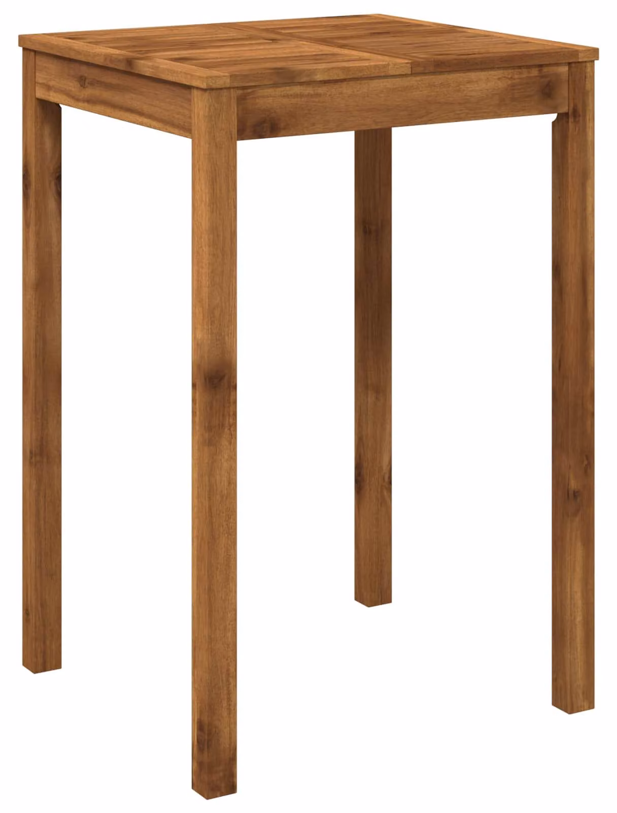 Tavolo da giardino in legno massello di acacia, dimensioni 70 x 68,5 x 105 cm