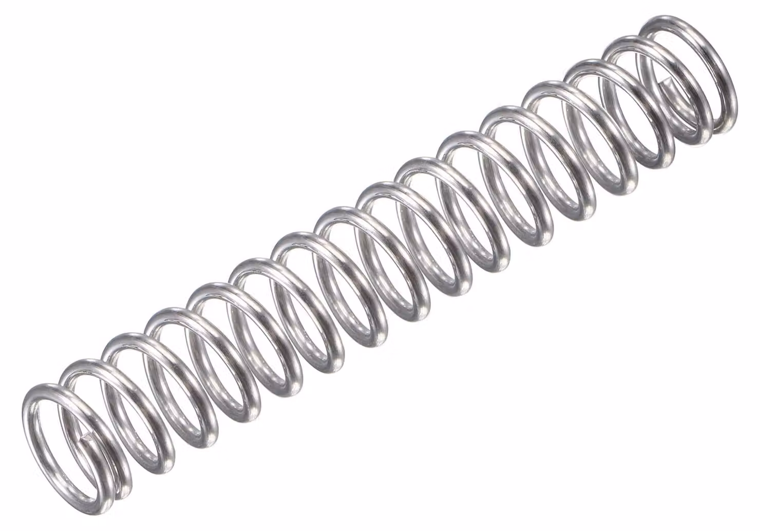 Molla a compressione, 8x45 mm, acciaio inossidabile 304, 31,4 N, confezione da 5 pezzi