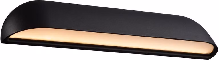 Lampada da parete a LED frontale 36 x 6,8 cm nero