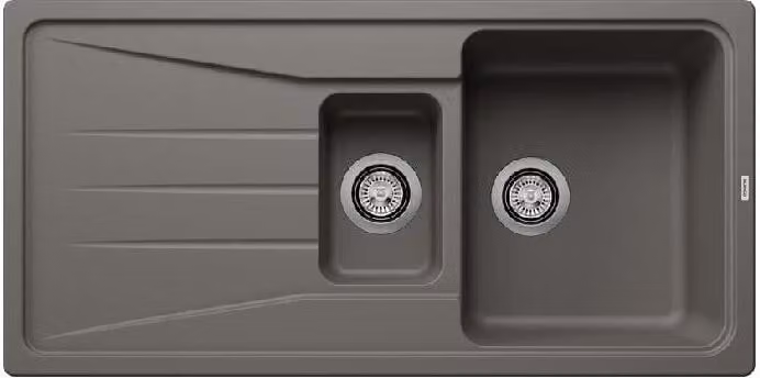 Blanco Sona 6 - Lavello in silgranito, 1000x500 mm, grigio 527337