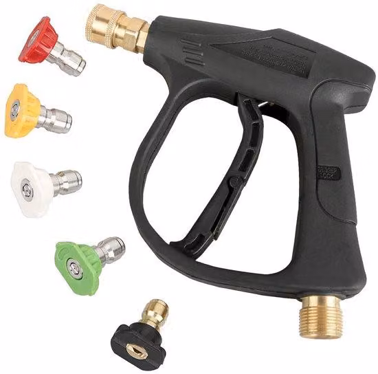 Raccordo per tubo ad alta pressione per pistole ad alta pressione con raccordi rapidi a 5 colori e attacco per tubo ad alta pressione M22-14.