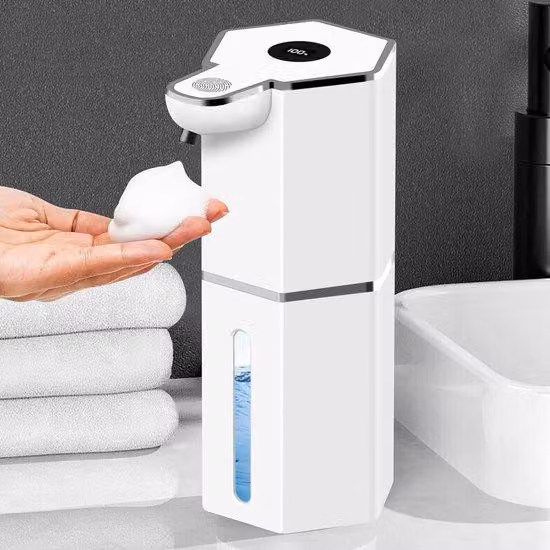 Rubinetto doccia automatico a tubo flessibile: 360 ml - Rubinetto doccia automatico con sensore a infrarossi e funzione schiuma, 4 impostazioni regolabili, impermeabile IPX5 - Rubinetto doccia elettrico per la cucina