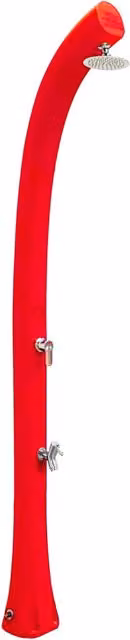 Doccia Solare da Esterno Giardino 26L Miscelatore e Lavapiedi Arkema New Happy Cherry