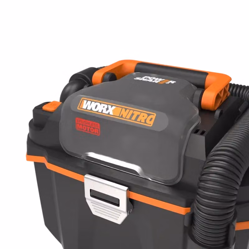 Aspiratore Worx per Solidi e Liquidi 20V WX031.9 Brushless con Funzione Soffiatura, Capacità 8L, Grigio – 2