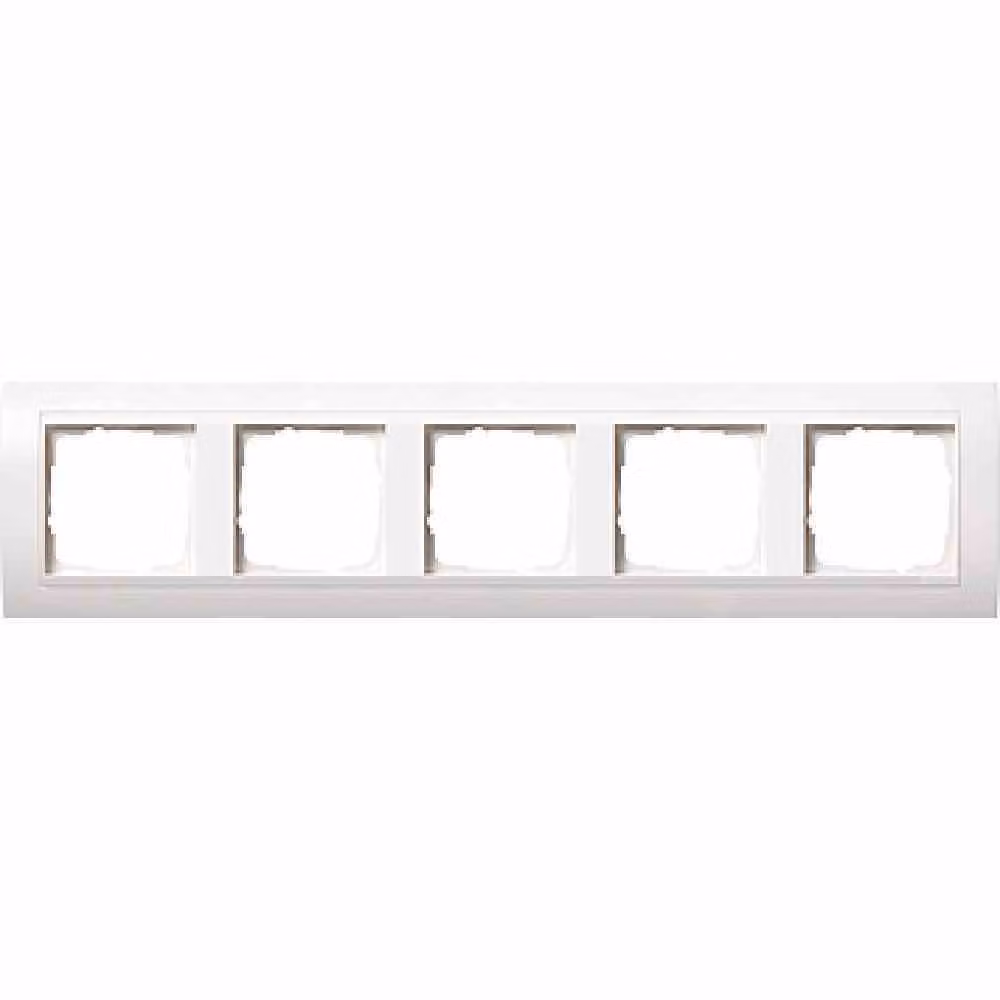 Gira 0215803 Cornice di copertura 5-gang Event bianco puro/lucido bianco puro/lucido