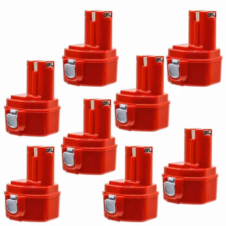 Batterie ricaricabili, capacità di 5000mAh, compatibili con diversi modelli, confezione da 8 batterie da 5.0Ah, 12V