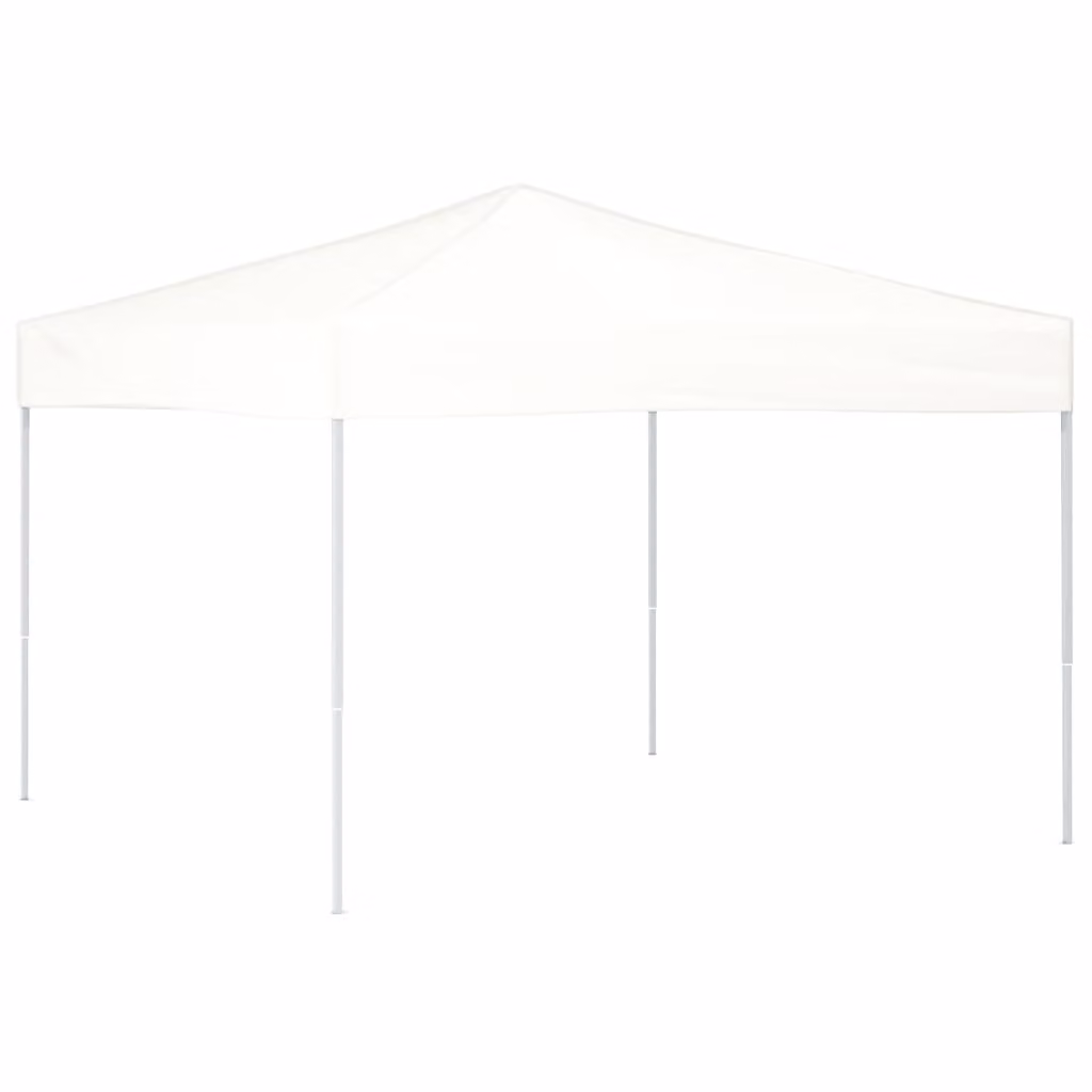 Tenda per Feste Pieghevole Bianca 3x3 m