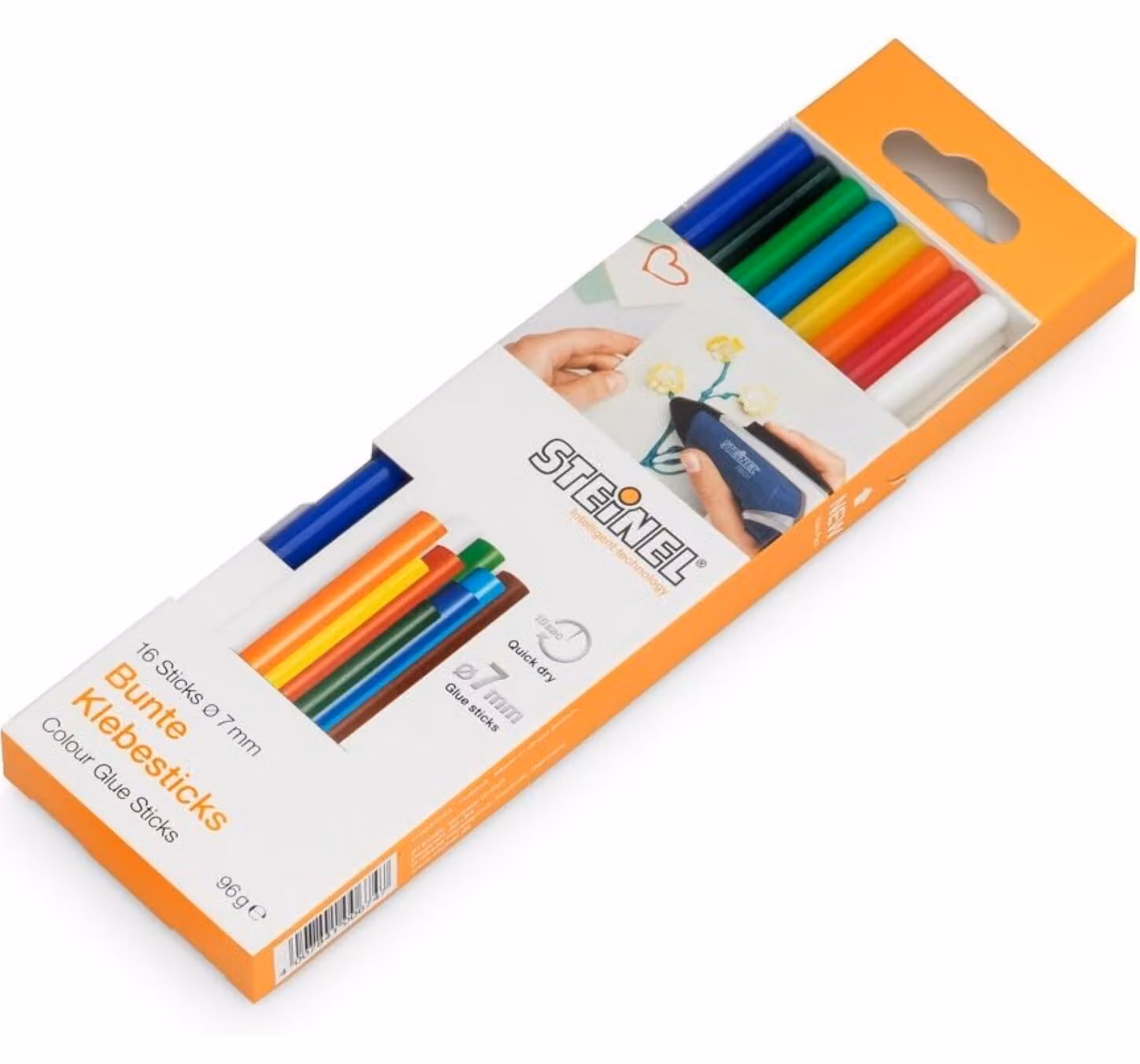 Stick di colla colorata Steinel Ø 7 mm Colore confezione da 16 pezzi