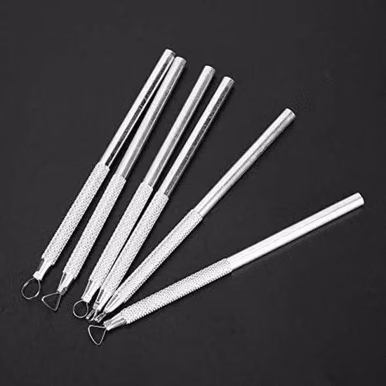 Set di 6 strumenti per scultura: lega di alluminio, ideali per scolpire, modellare gesso, creare forme, levigare e rifinire