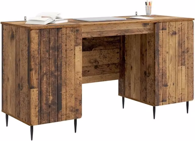 Scrivania | Tavolo da Ufficio Legno antico 142,5 x 50 x 75 cm Legno ingegnerizzato