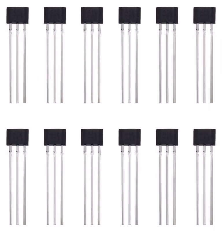 12 sensori di effetto Hall bipolari, tipo 41F, con package TO-92S