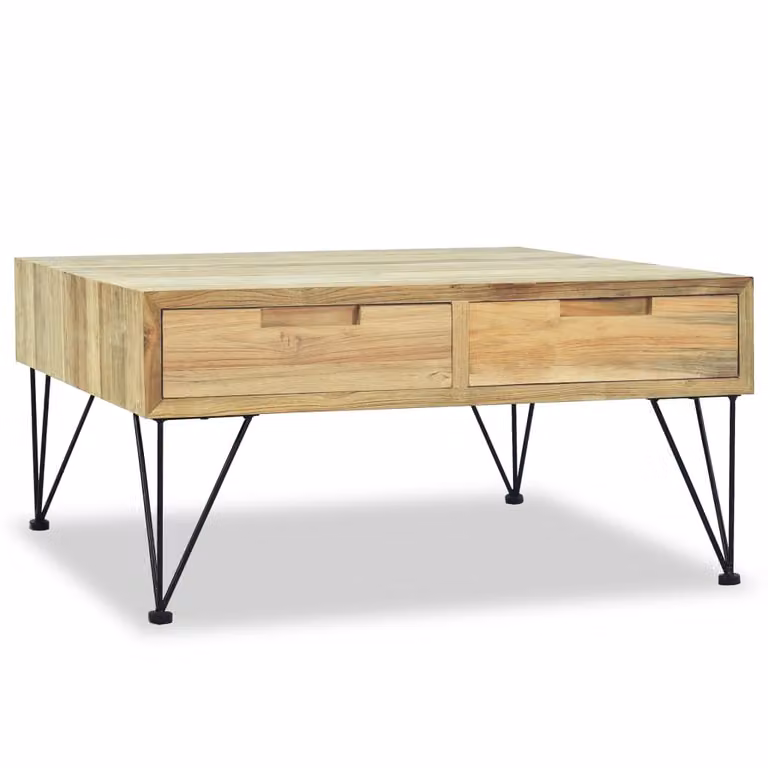 Maison Exclusive - Tavolino 80x80x40 cm in legno massello di teak