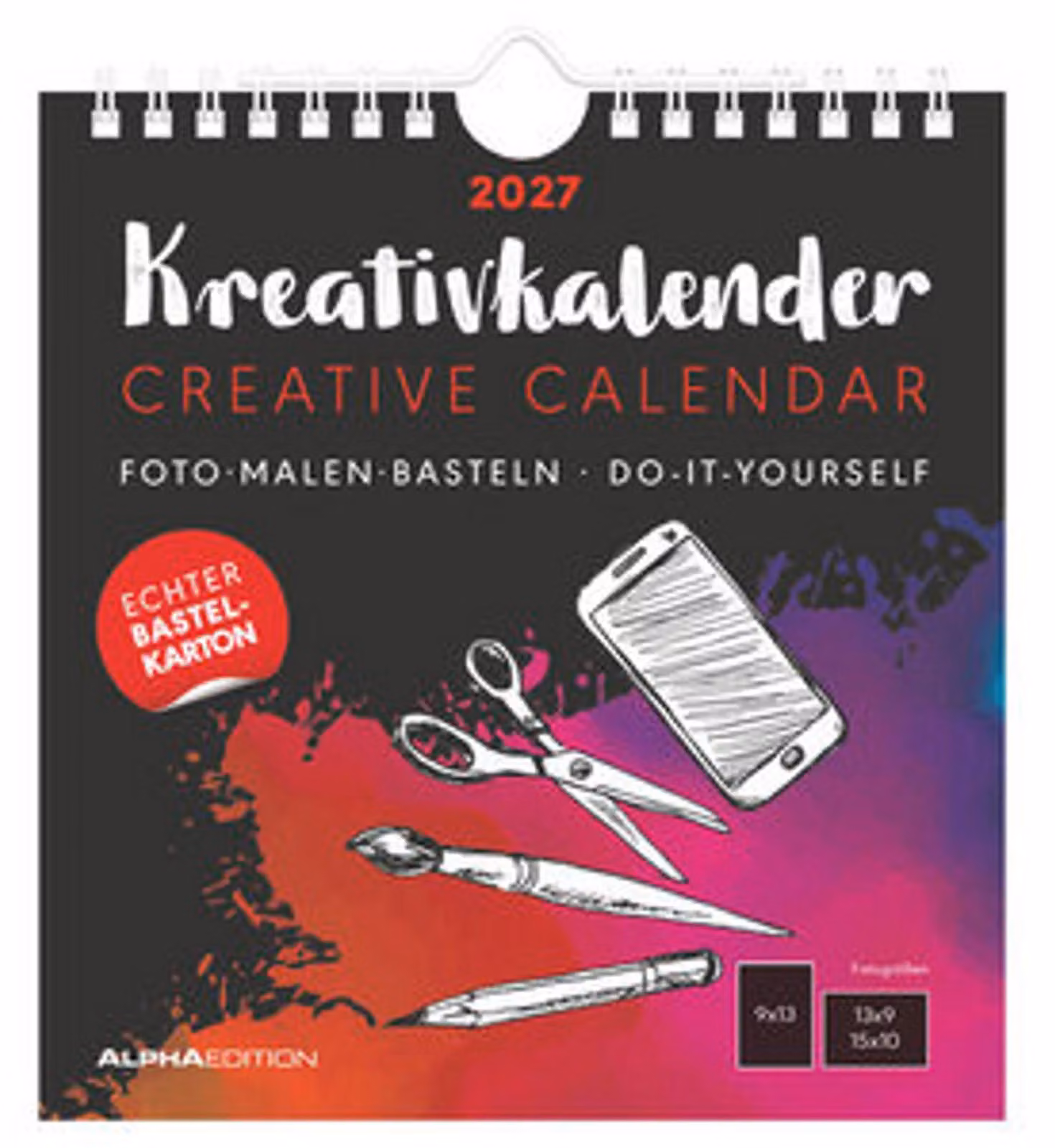 Calendario creativo S nero 2027