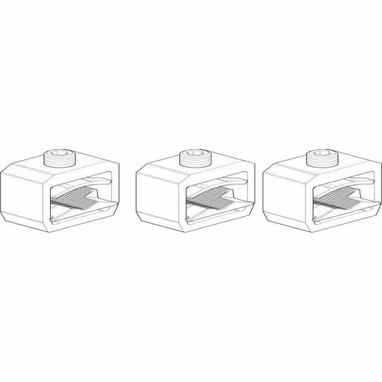 Morsetto per telaio ABN NH2/3 (set da 3 pezzi) 95-300 mm² per conduttori in rame e alluminio XASRK22