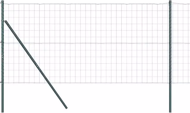 Recinzione da Giardino DESIGN IN in Acciaio e PVC Verde L: 25 m, H: 1,2 m