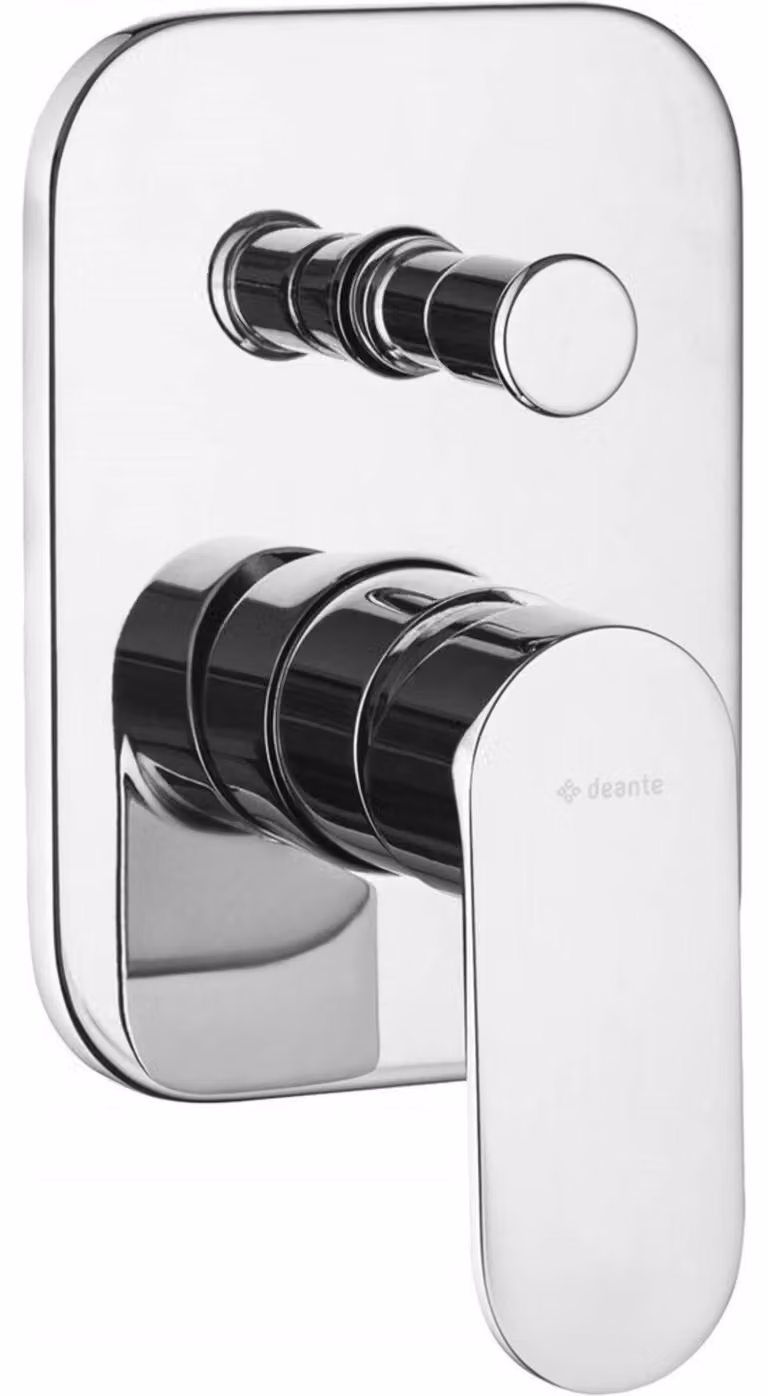 Concealed shower mixer with shower switch