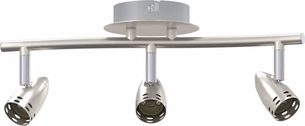 Faretto da soffitto Nichel 36,5 x 10 x 12,5 cm Metallo