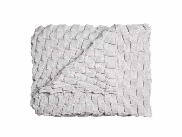 Curly Plaid - Grigio chiaro