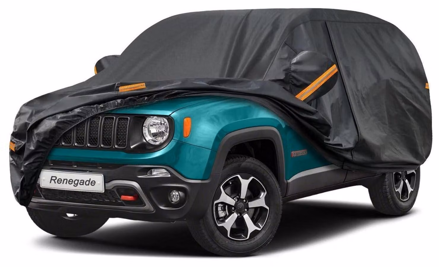 Copertura per auto impermeabile e traspirante, compatibile con Jeep Renegade (2014-2025), colore nero
