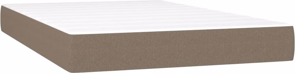 Materasso a Molle Insacchettate Rigidità Media Grigio Tortora 120x200x20 cm