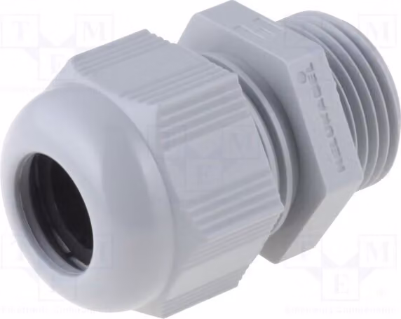 1 x Raccordo per cavo M20, grigio scuro, HT M20, RAL7001, Materiale: IP68, 1,5