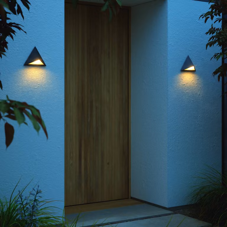 Nordlux Applique da esterni Konit, dimmerabile, Nero, Plastica, Moderno, Applique da esterni