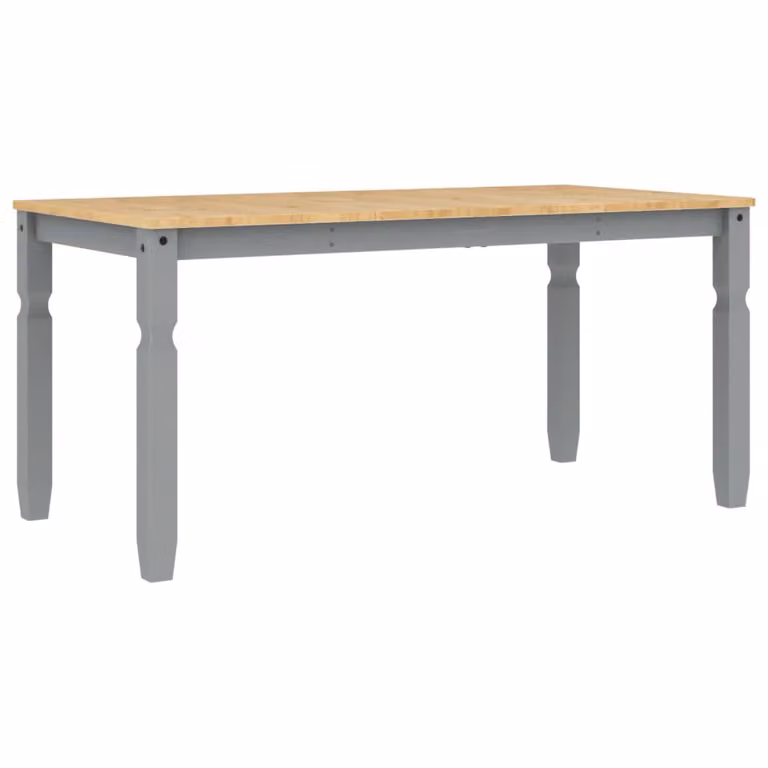 Tavolo da Pranzo 160x80x75 cm in Legno Massello di Pino