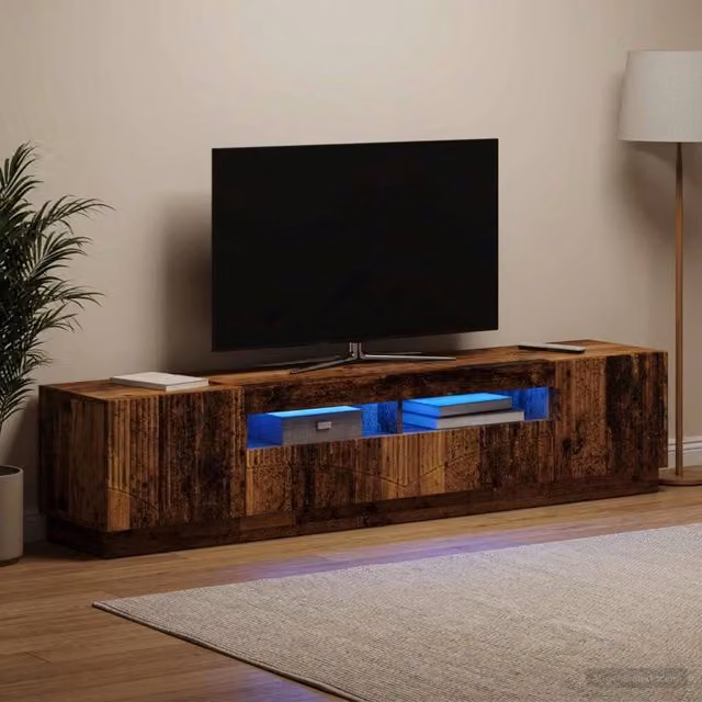 Mobile TV LED HOORN 3 pz Legno antico Legno ingegnerizzato 3416849