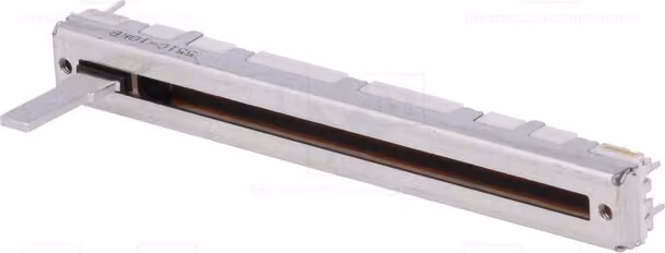1 x Potenziometro: Slider ±20%, 100mW, logaritmico, potenziometro slider a montaggio su circuito stampato, 10kΩ