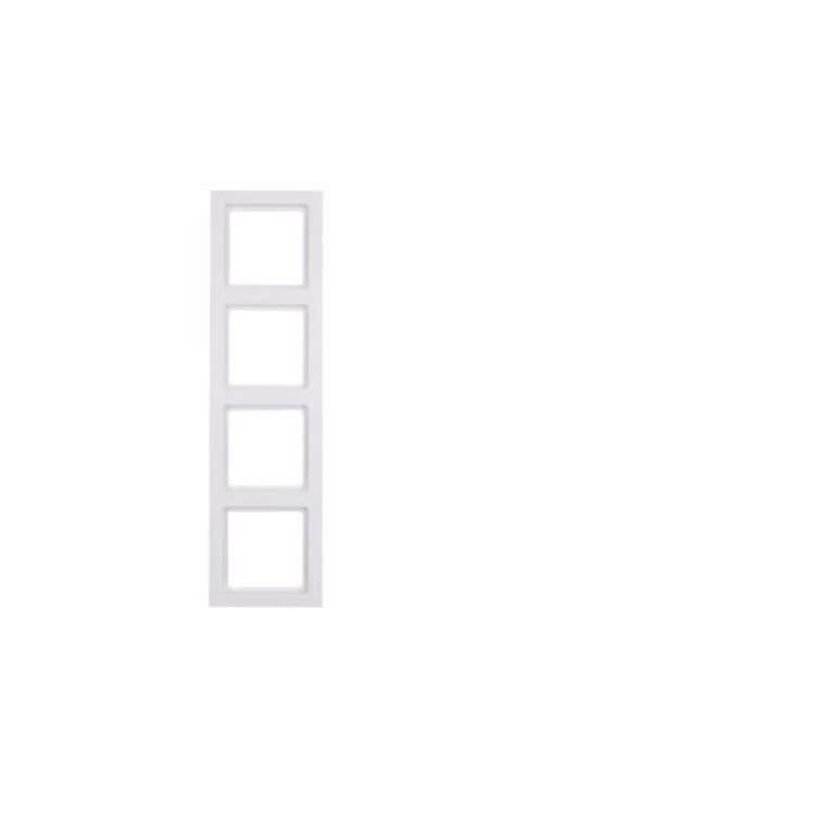 Cornice Berker, quadrupla, Q.3, bianco polare, velluto, 1 pz.