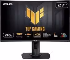 Monitor Gaming Asus TUF Gaming VG27VQM Curvo da 27 pollici Full HD 1920x1080 240Hz LED VA Nero – 2