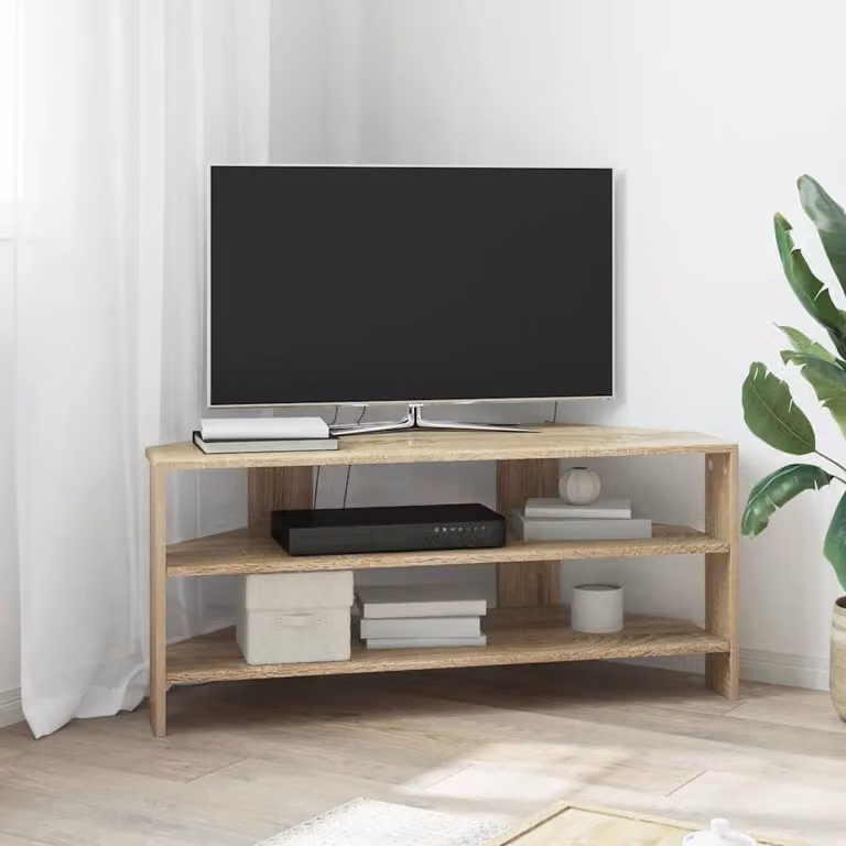 MobileTVAngolare vidaXL in Rovere Sonoma, L 100 x P 40,5 x H 45 cm