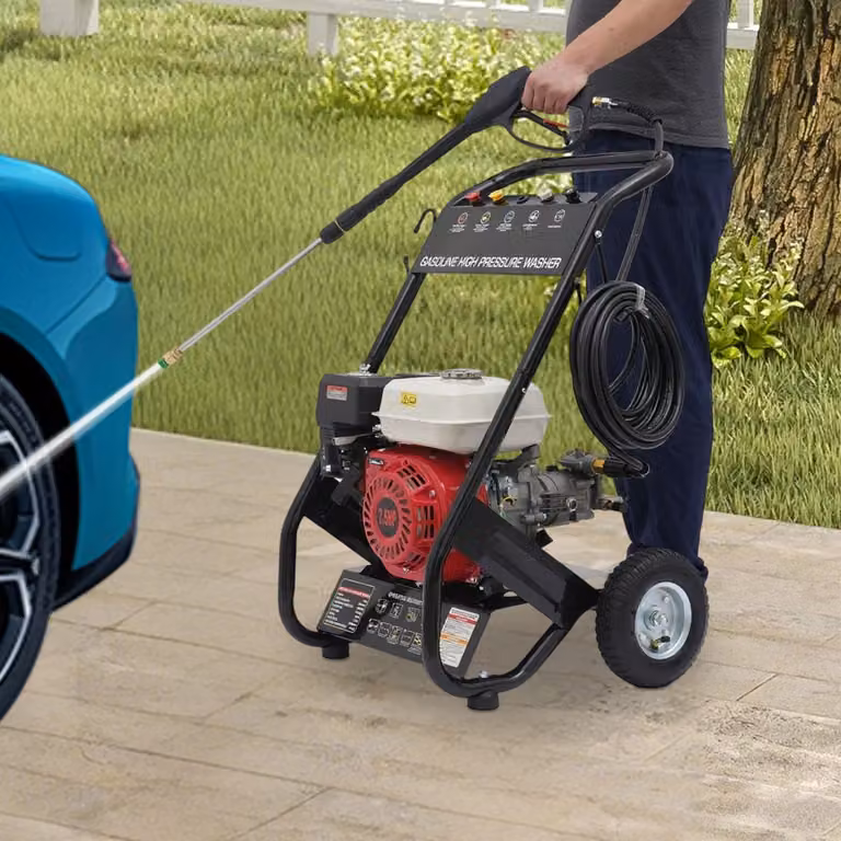 Idropulitrice a benzina - Motore da 7,5 cavalli - Pressione di 2200 PSI