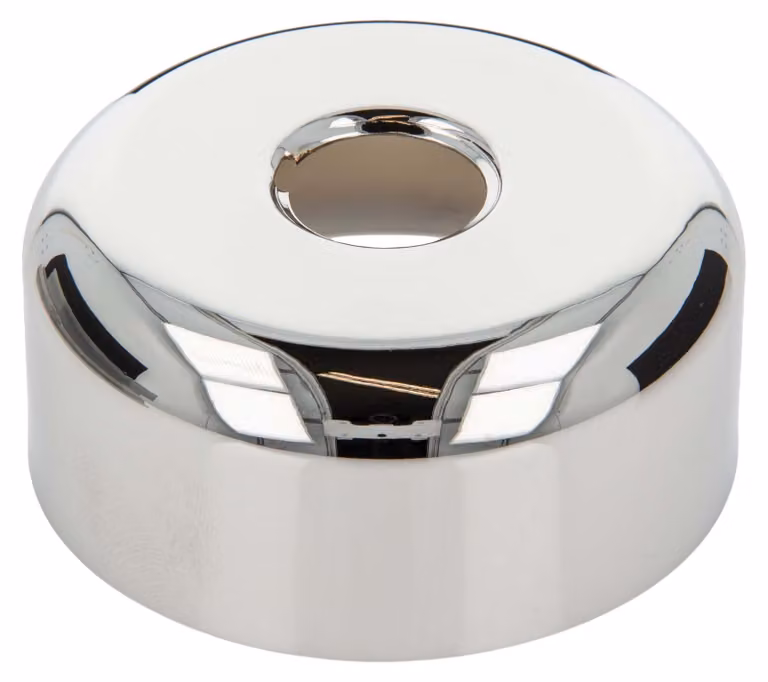 rosone filettato tecuro 3/4 di pollice x Ø 90 mm x altezza 40 mm, ottone cromato