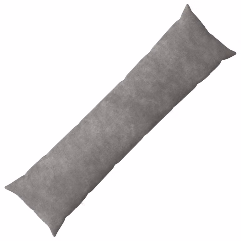 vidaXL Cuscino HEERLEN Grigio Chiaro 40 x 145 cm Fleece in microfibra