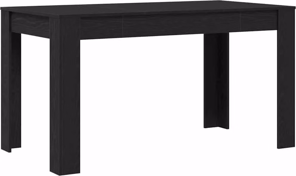 Tavolo da pranzo Rovere Nero 140 x 74,5 x 76 cm