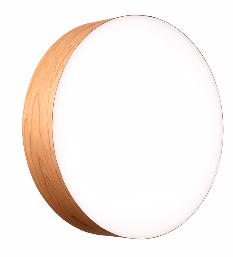 LZF LAMPS Applique Gea, dimmerabile, Legno chiaro, Soggiorno / Sala da pranzo, Legno, Design, Applique