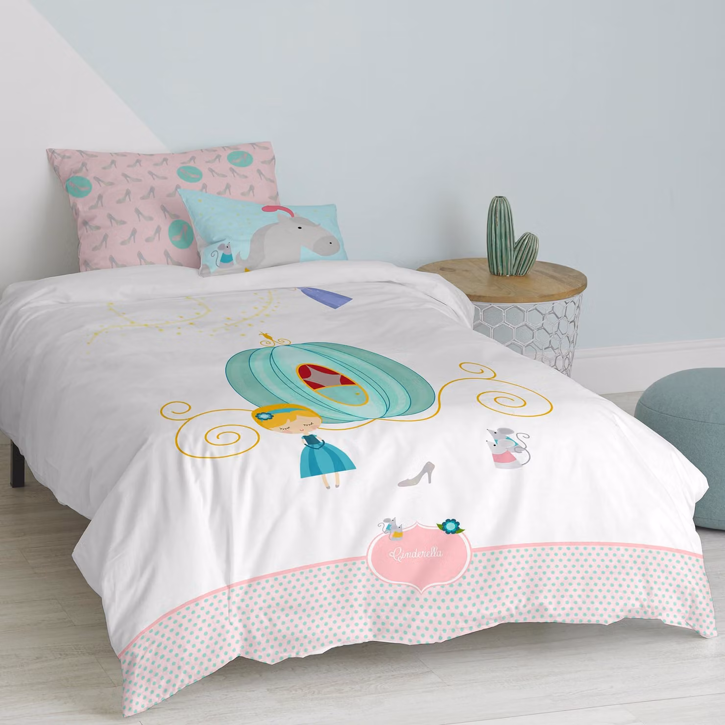 Set nordico, composto da 2 pezzi, dimensioni 140 x 200 cm, colorato