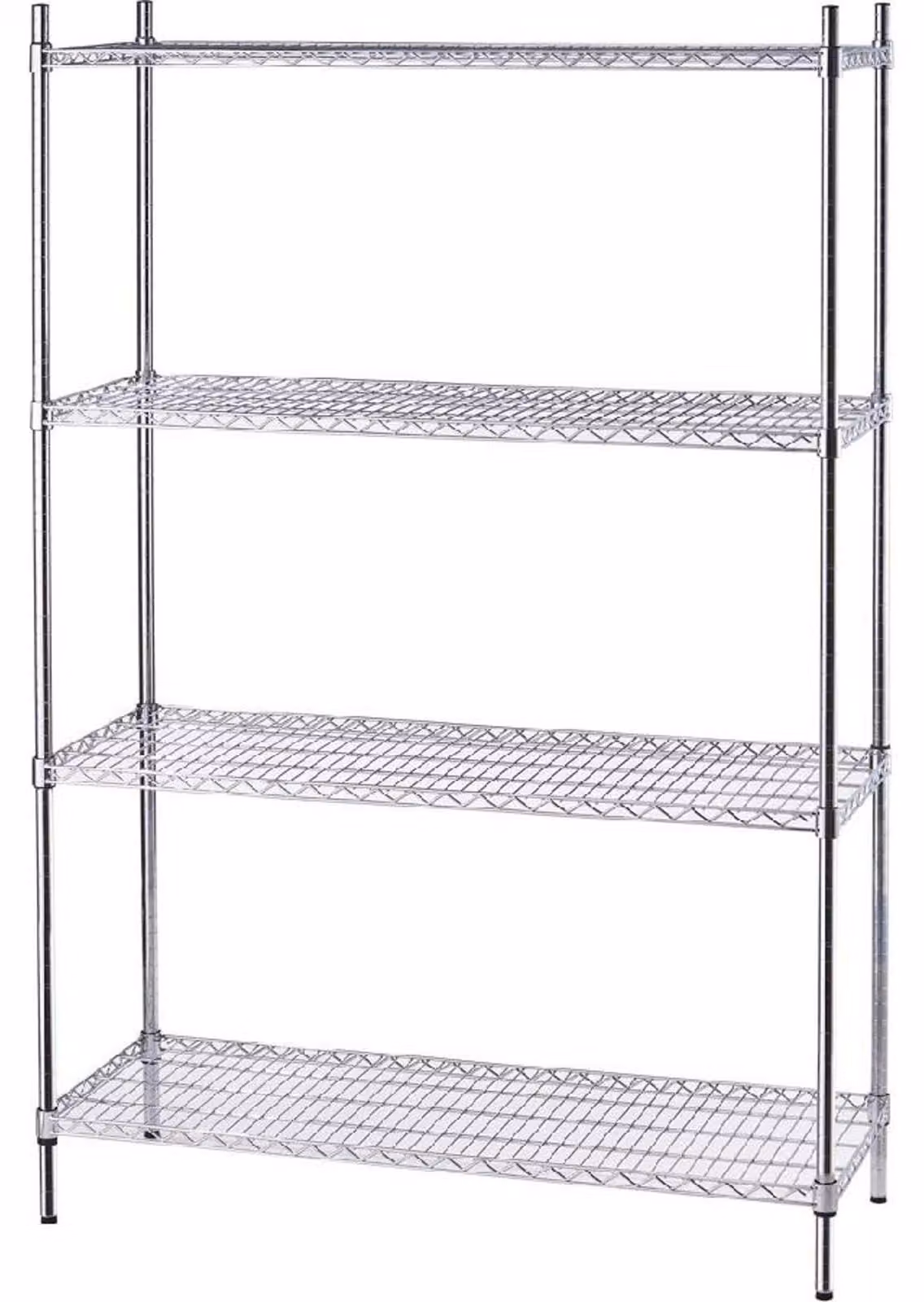 Scaffale da magazzino con ripiani in filo metallico, 1200X450X1800 mm (LxPxA)