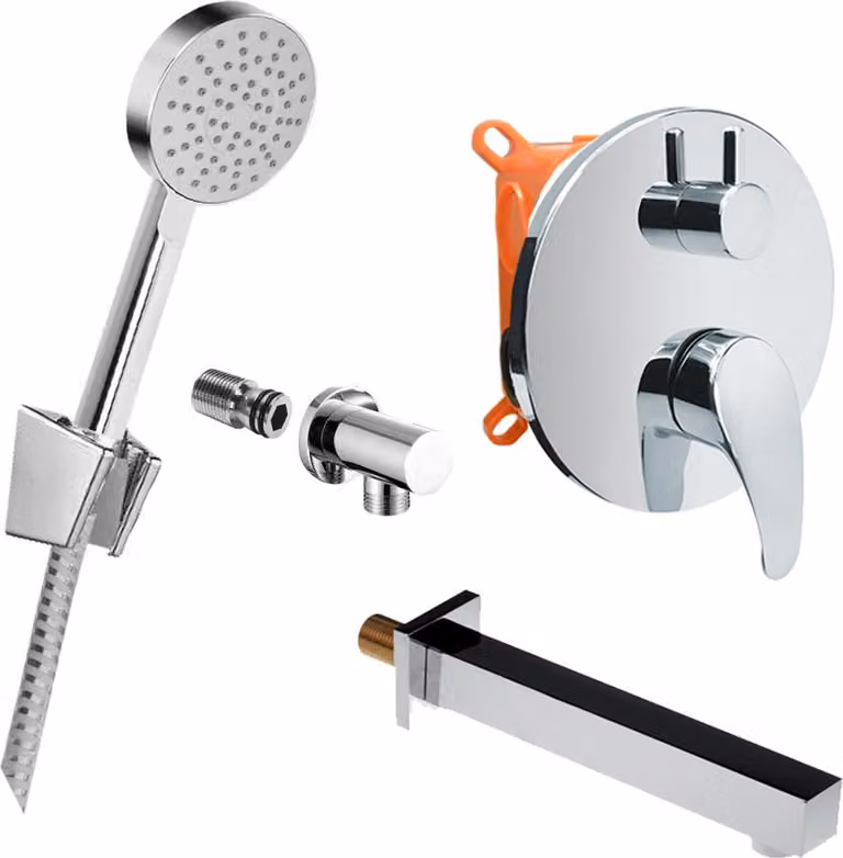 Set da bagno Mereo Sonata con miscelatore da incasso a due vie - CB650VS1