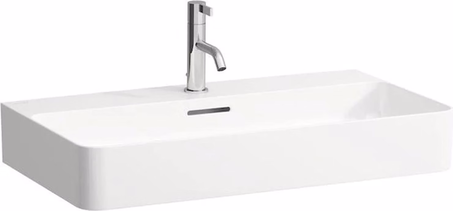 LAUFEN VAL lavabo à poser, 1 trou pour robinet, avec trop-plein, US fermé 750x420mm, H8162850001041, H8162850001041