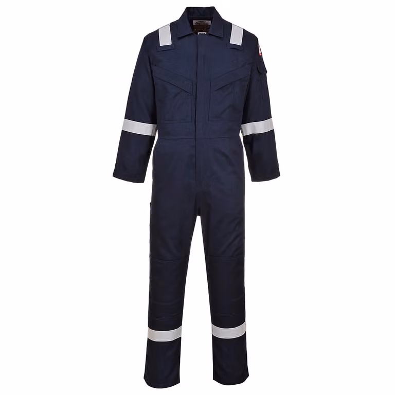 Portwest FR21 Tuta superleggera e antistatica 210g Navy Taglia S
