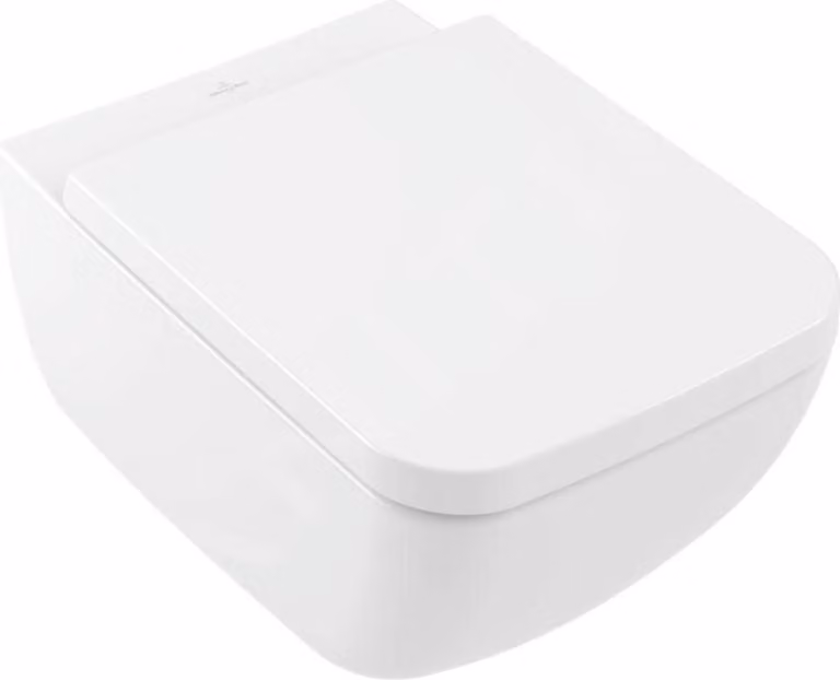 Collaro, Villeroy & Boch, pack WC combiné, rectangulaire, suspendu, DirectFlush, 375x560x340mm, 4626HS01, 4626HS01