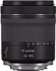 Obiettivo Canon RF 24-105mm f/4-7.1 IS STM Zoom Standard per Full Frame, Nero